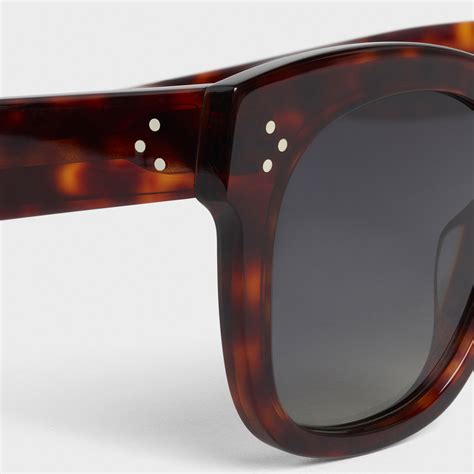 Oversized S002 Sunglasses in Acetate with Polarized Lenses